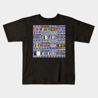 Portuguese Folk Art Kids T-Shirt